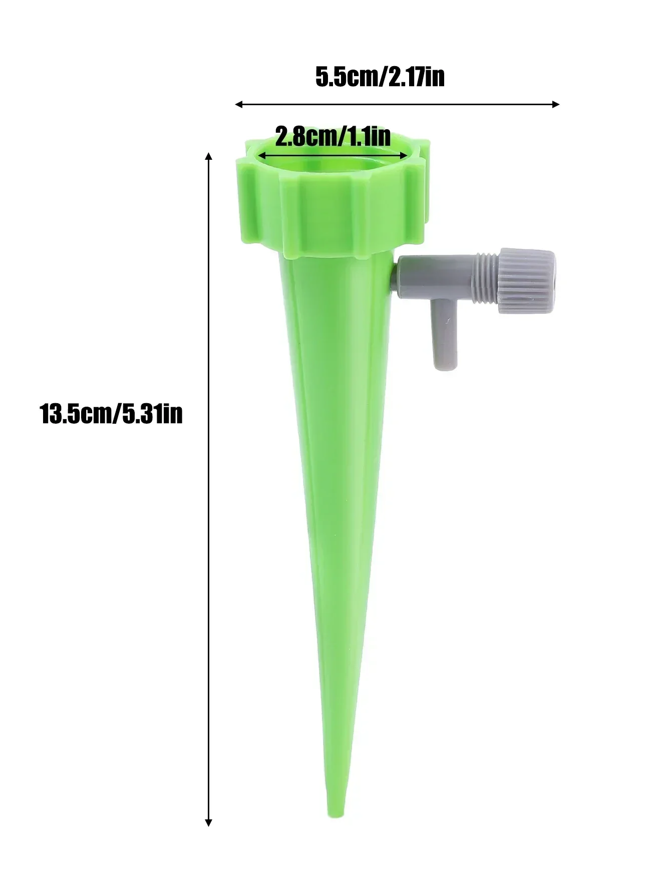 Automatic drip irrigation system adjustable for flower plants greenhouse garden