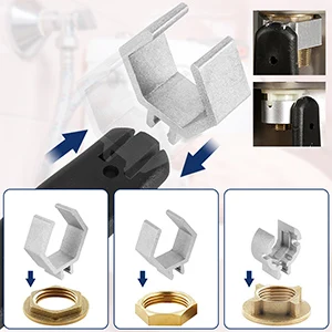 Adjustable Wrench Universal Monkey Spanner Multi-function plumbing Hand Tools Nut Sink Wrench Bathroom Pipe Large Open Spanner