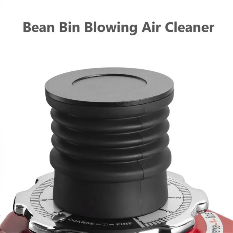 Grinder Press And Blow To Clean Up The Remaining Powder Of The Grinding Disc Small Bean Bin Coffee Grinder Powder Kitchen Tools