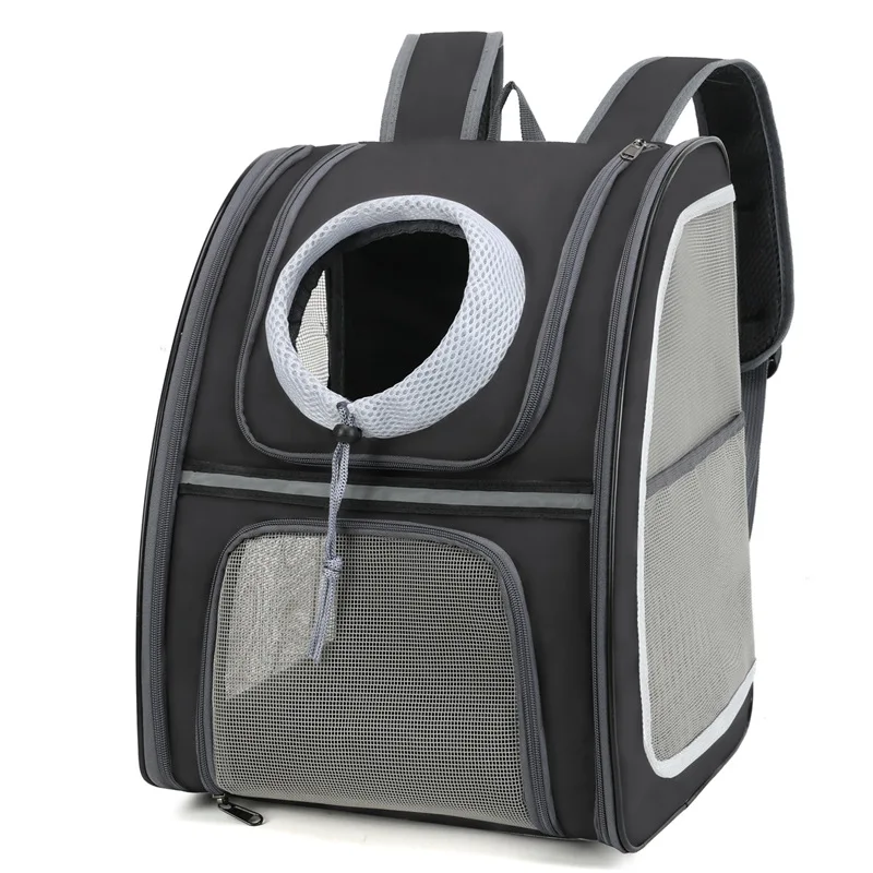 Pet bag aviation can bring folding cat bag breathable large capacity cat dog outdoor travel pet double shoulder