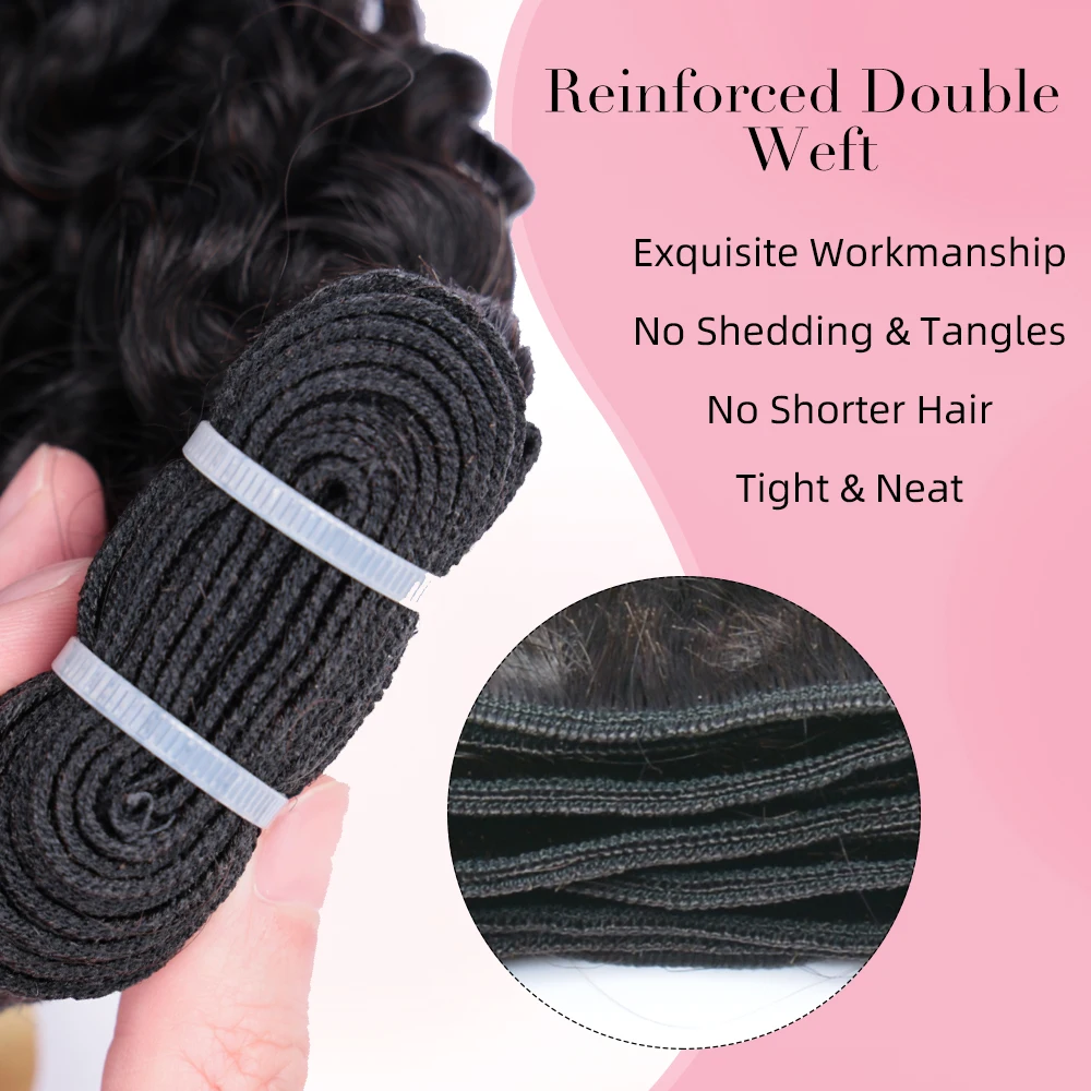 PerisModa 15A Burmese Curly Bundles 100% Human Hair Bundles Pix Curly Bundles Raw Unprocessed Human Hair Extensions 1/3/4 Pcs 3