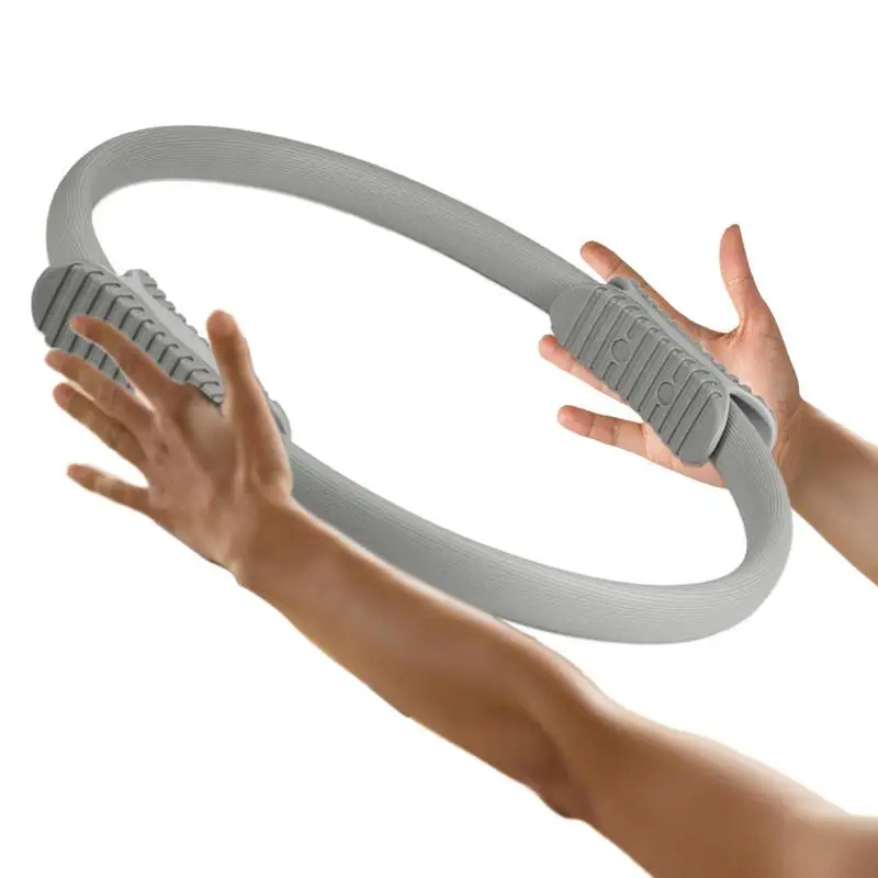 Yoga Circle Pilates Ring 32cm Circles Pilates Ring Yoga Fitness Ring Women Girl Exercise Home Resistance Elasticity Yoga Gym Workout Pilates Circles