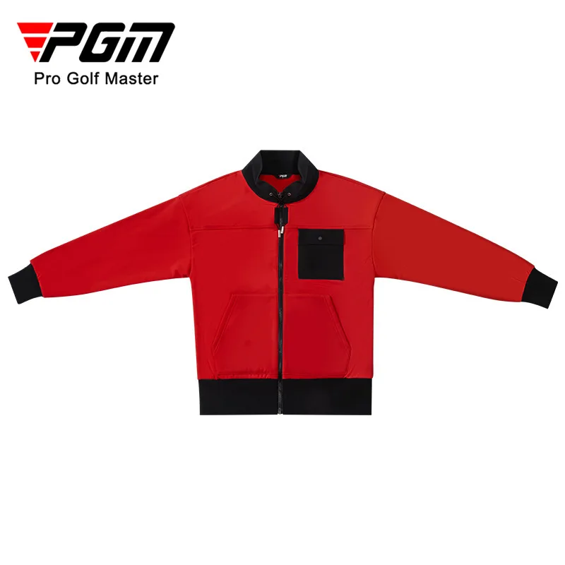 PGM Women Golf Long Sleeved Jackets Autumn Winter Fleece Sports Windbreaker YF810