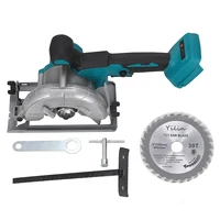 18V 125 mm 5 inch Cordless Electric Circular Saw Wood Stone Adjustable Circular Cutter Saw Compatible BL1840 1850 1860 Battery 1