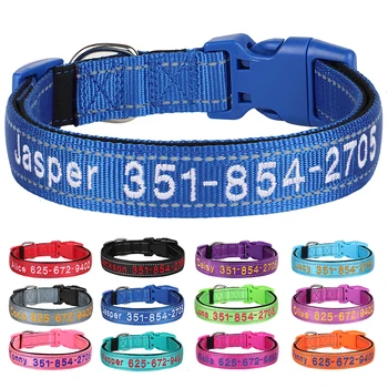 Embroidered Nylon Pet Collar 1