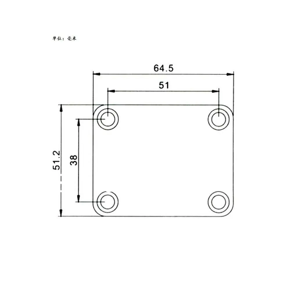 1 Set for Fender Electric Guitar Neck Plate 4 Holes with 4 x Screws Fit for Strat Tele Electric Guitars Replacement