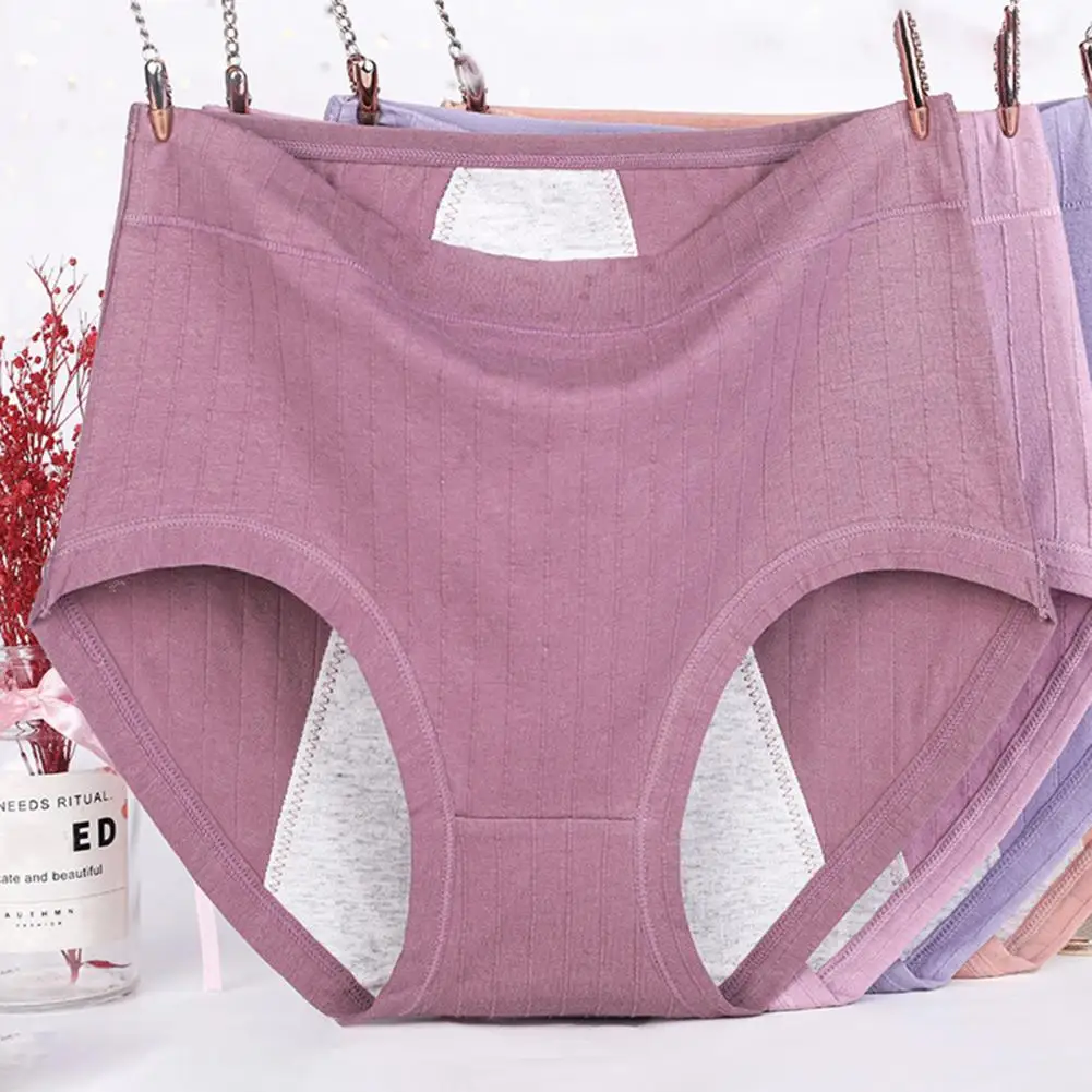 Menstrual Underpants Plus Size Cotton Panties for Menstruation