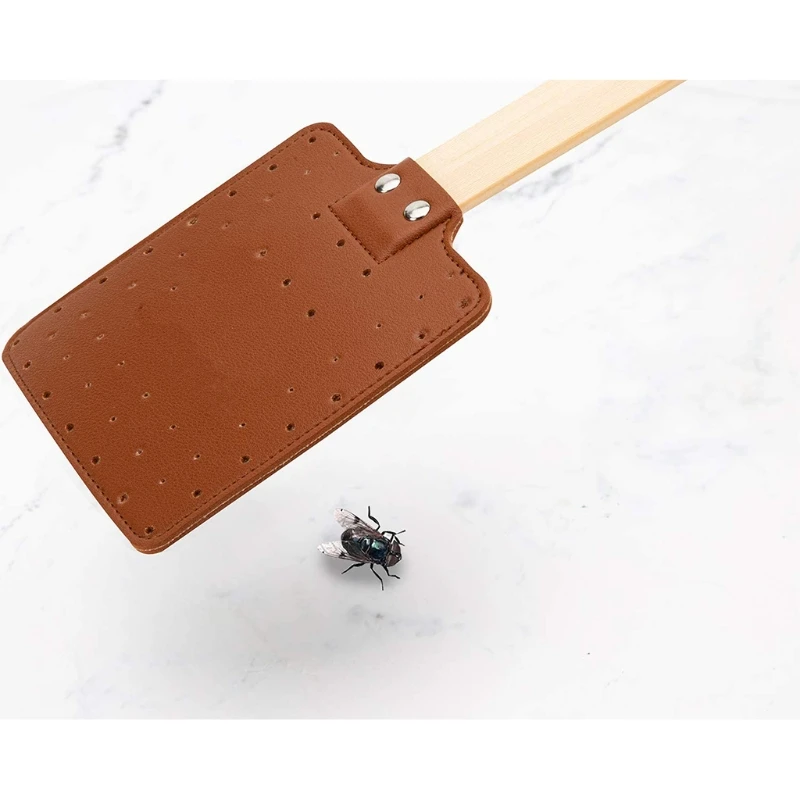 fly swatter leather fly swatter heavy duty insect mosquito with handle