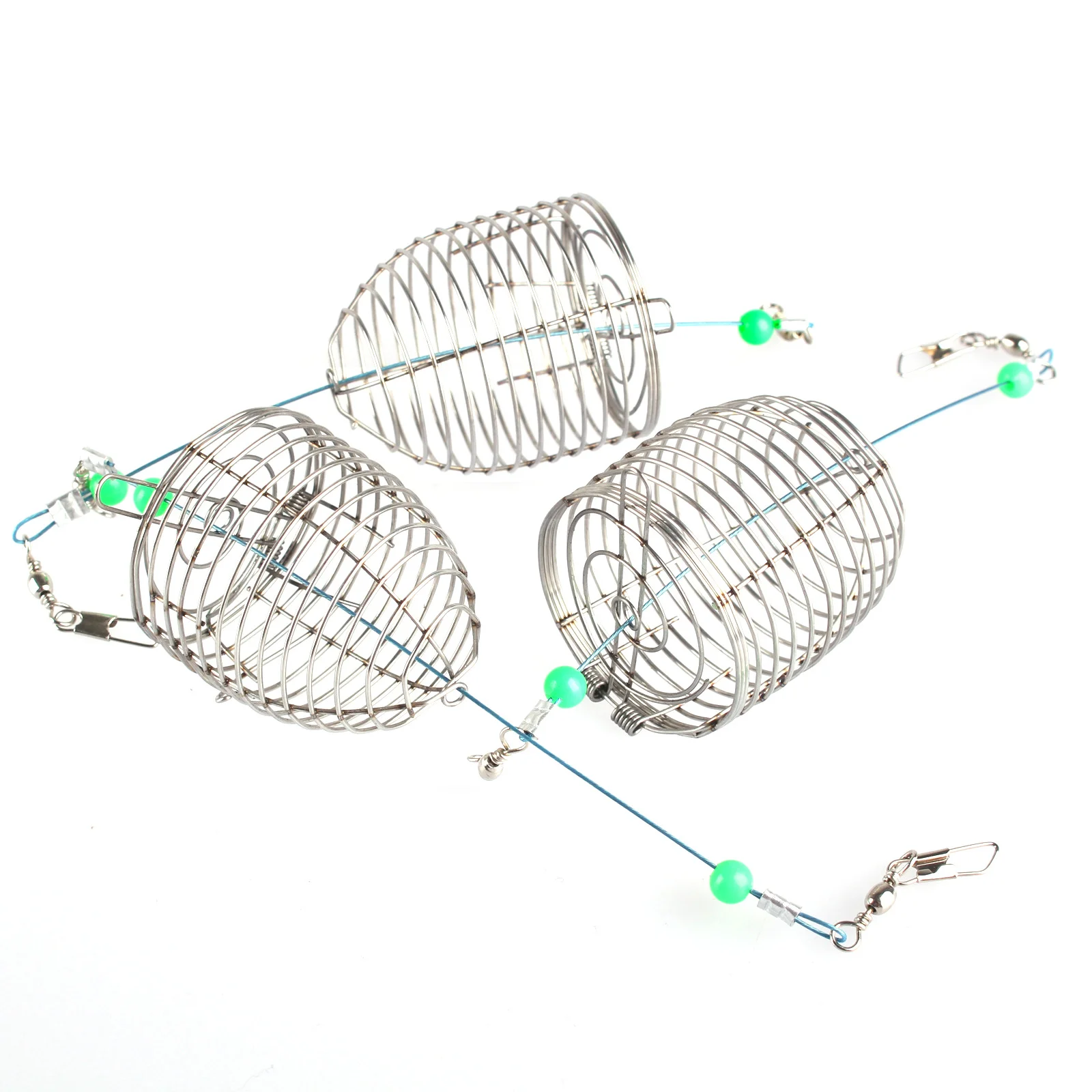 Fishing Cage Fishing Stainless Steel Bait Cage Basket Feeder Holder Lure Sizes S Feeder