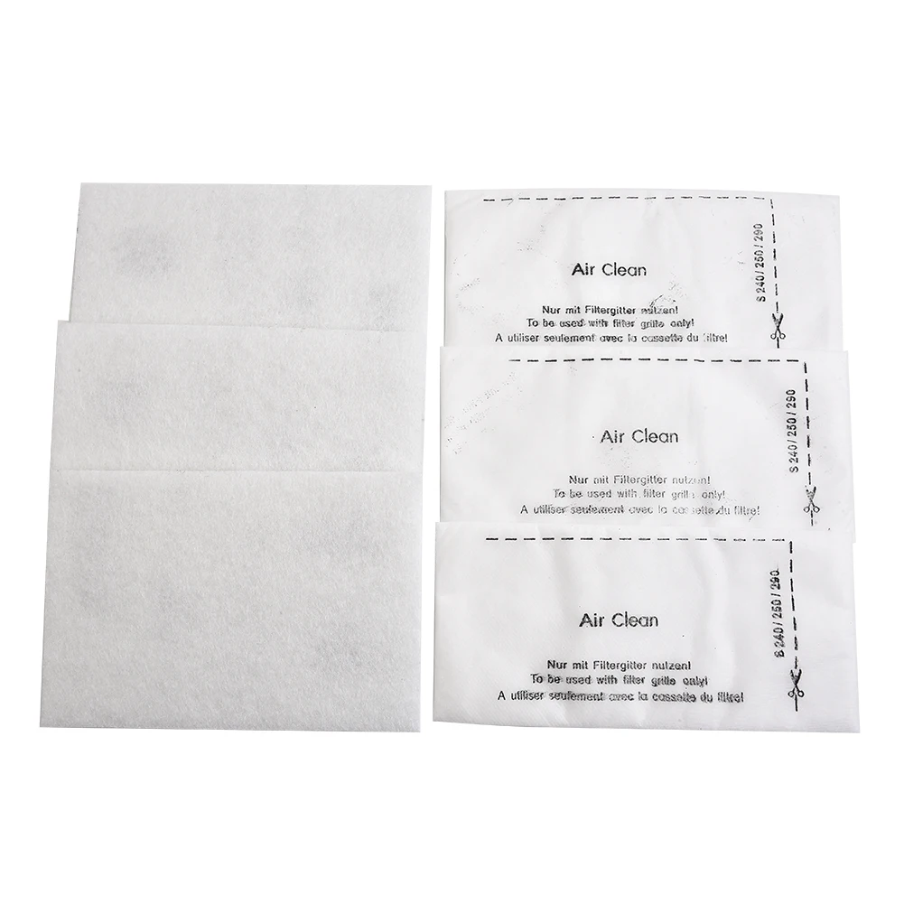 6pcs Super Air Clean Filters Motor Filter For Miele S200-S858 S4000 S5000 S8000 New C3 Series Vacuums Cleaners