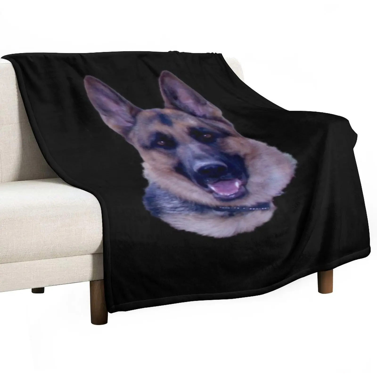 

German Shepherd Throw Blanket throw blanket for sofa Shaggy Blanket