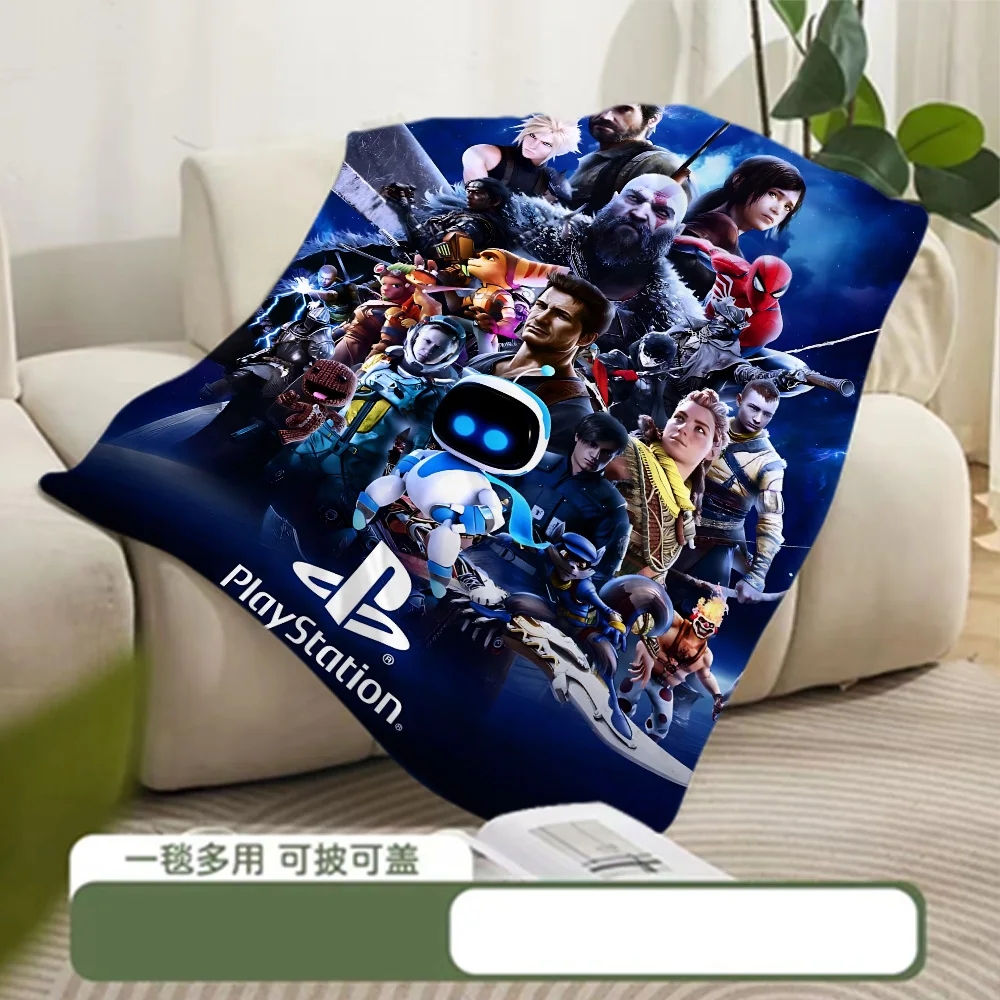 Printed Blanket Picnic Blanket Cartoon Anime A-Astros Bot Warm Blanket Soft and Comfortable Home Travel Birthday Gift 4