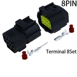 Denso Waterproof Automotive Connector Plug with Terminal - Leak - Proof Electrical Socket for Vehicle Wiring Harnesses (8PIN)