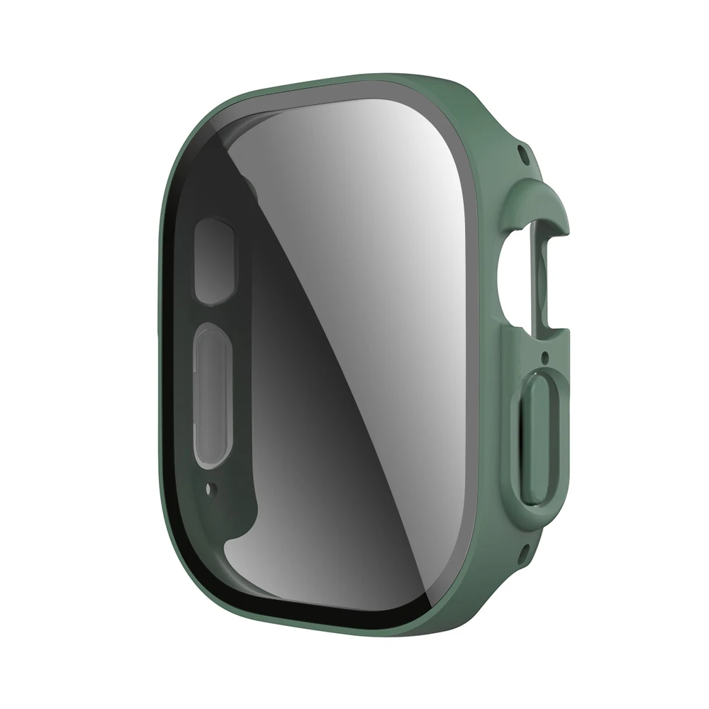 Shockproof Apple Watch Ultra Case with Tempered Glass Protector