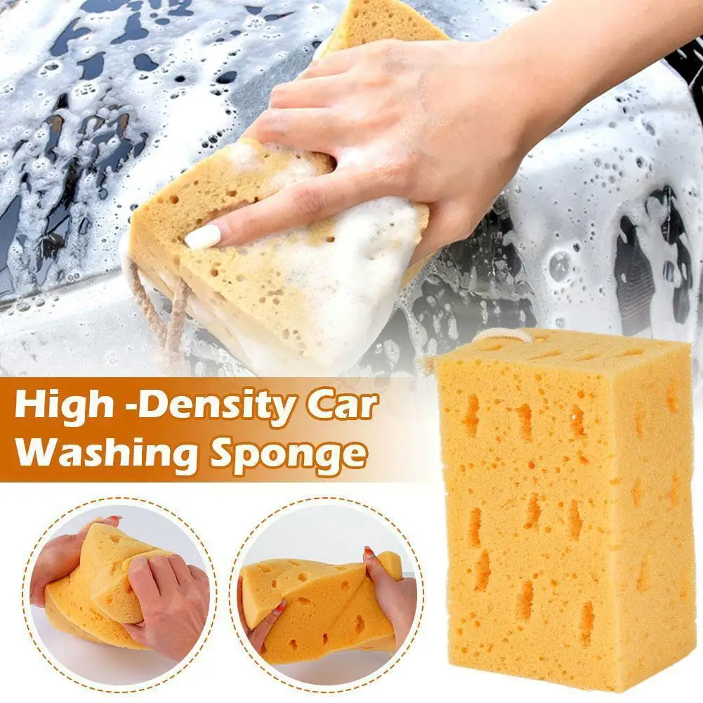 

Car Wash Sponge Soft Large Cleaning Honeycomb Coral Sponge Thick Wash Car Tools Accessories Car Supplies Block Absorbent