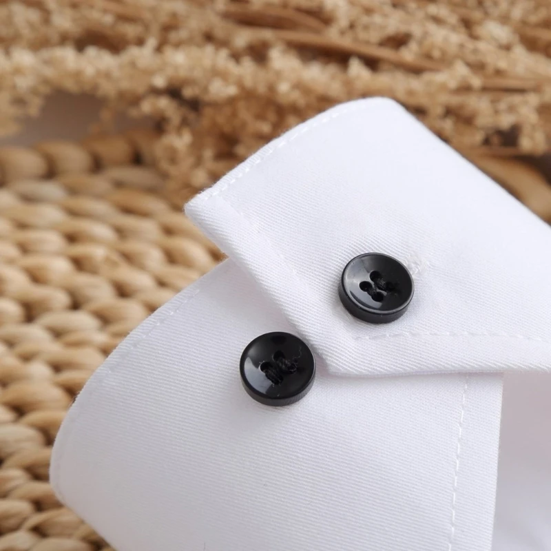 Simple Wrist Cuffs Detachable Wristband Elegant Black Buttons Shirt Style False Simple Cuffs for Sweater DropShip