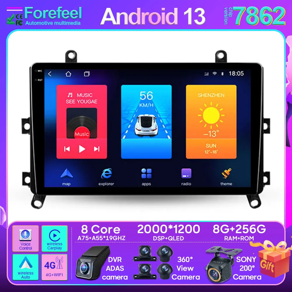 

Android Car For Toyota Highlander 4 XU70 2019 - 2021 Unit Multimedia Radio Video Player 4G GPS Wireless Carplay Android Auto BT