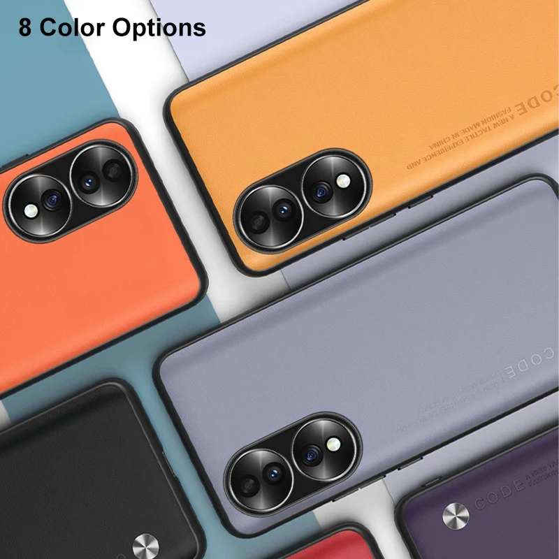 Luxury PU Leather Shockproof Phone Case - Business Silicone Protection Cover
