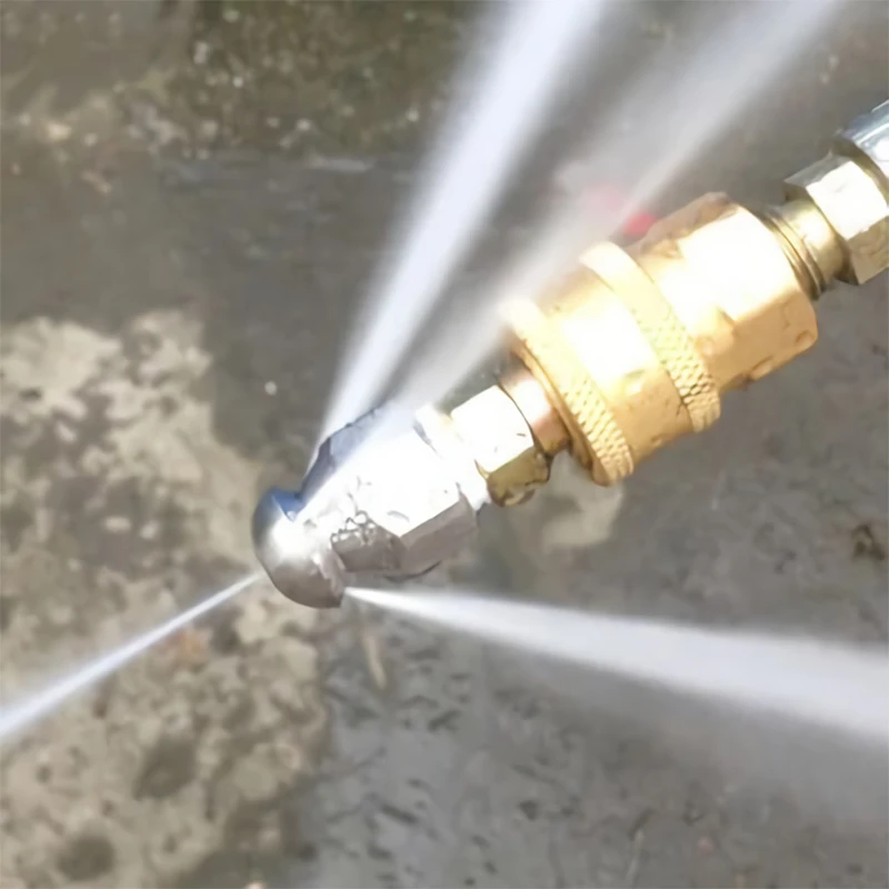 

Self Propelled Nozzle for Sewage Cleaning,conduit cleaning nozzle,Sewer Jetter Heads,Rotate Sewer cleaning nozzle