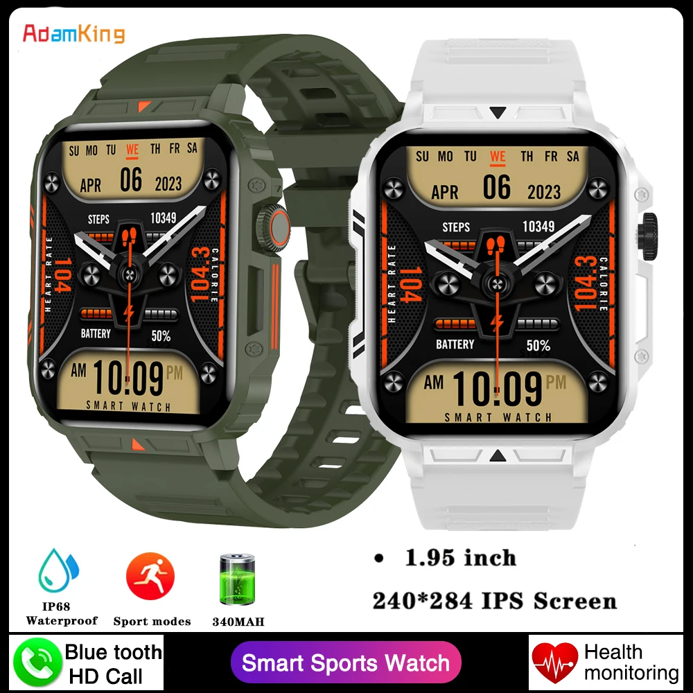 

Смарт-часы для мужчин и женщин, спортивные водонепроницаемые умные часы с Bluetooth, пульсометром, оксиметром, голосовым помощником