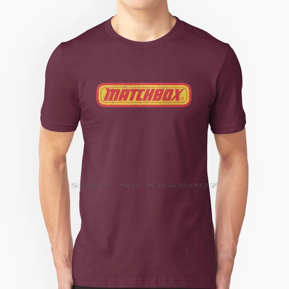 Matchbox Vintage Logo T Shirt Cotton 6Xl Matchbox Toy Car Model Dinky Classic Car Vintage Old Car Retro Periodo Motoring