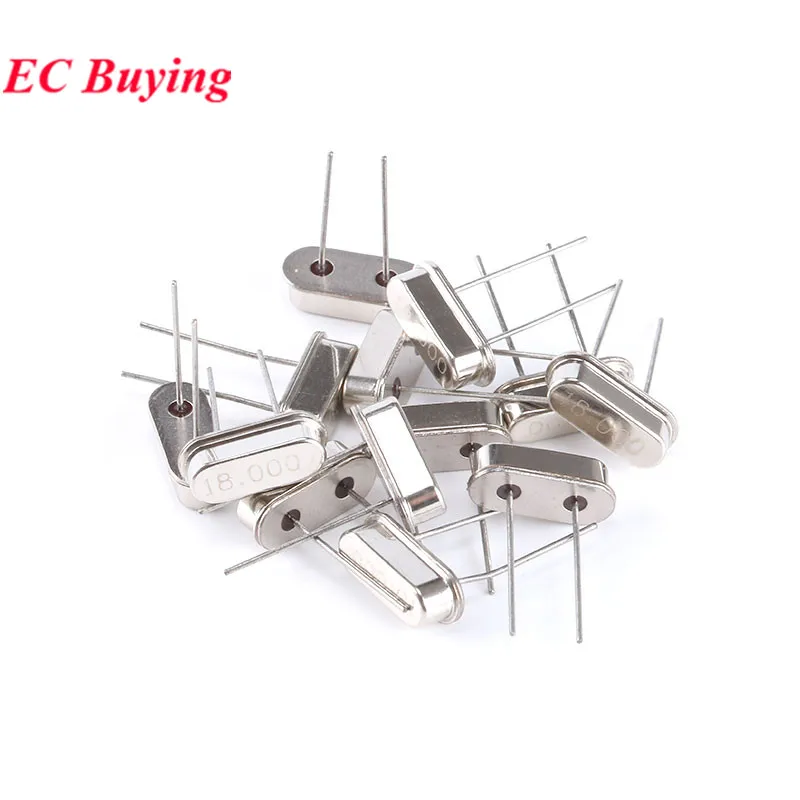10pcs/lot 18MHz 18.000M 18.000 Crystal Oscillator Mini Passive Resonator Quartz HC-49S crystal oscillator,quartz resonator