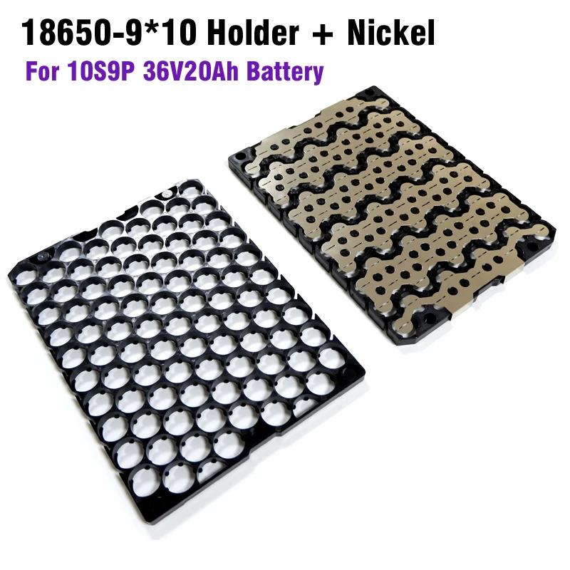 18650 Battery Holder 9×10 And Nickel Tape For 10S9P 36V 20Ah 25Ah