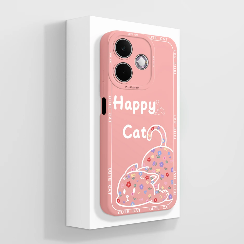 Artistic Flower Silicone Shockproof Phone Case - Soft Protective Back Cover