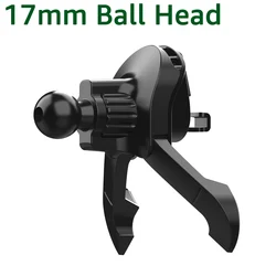 Soporte de clip para ventilación de automóvil universal con cabezal de bola de 17 mm para teléfonos y soportes GPS