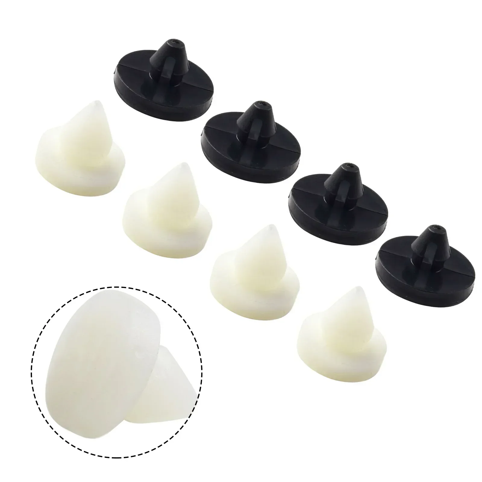 8Pcs Car Brake Clutch Pedal Stopper Pad Bushing For Honda For Civic Accord Car Brake Light Switch Limit Plastic Snap