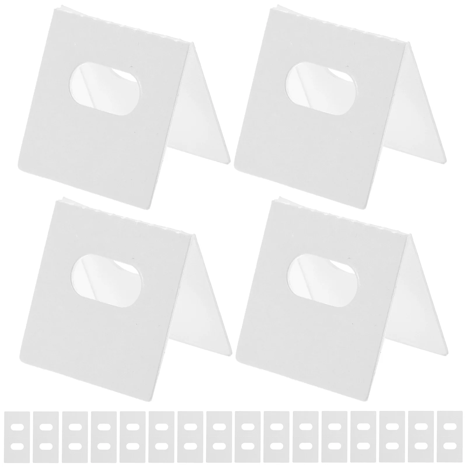 

30 Pcs Window Curtains Repair Stickers Blinds Slats Tabs Vane Savers Fixing Vertical Replacement Parts