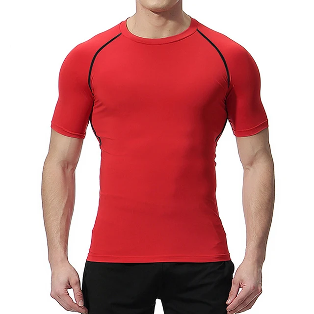 Lion Print Compression Shirts for Men Gym Workout Undershirt Baselayers Athletic Quick Dry Tshirts Tees Short Sleeve Rash Guard 5