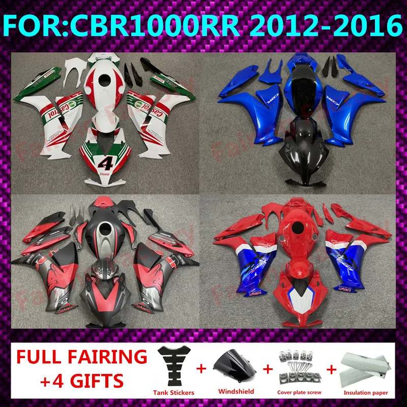 

For Motorcycle CBR1000RR 2012 2013 2014 2015 2016 ABS Bodywork full Fairings Kit CBR1000 RR 12 13 14 15 16 Shell Fairing zxmt