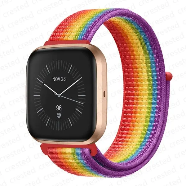 Breathable Nylon Loop Sport Band Bracelet - Adjustable Replacement Strap