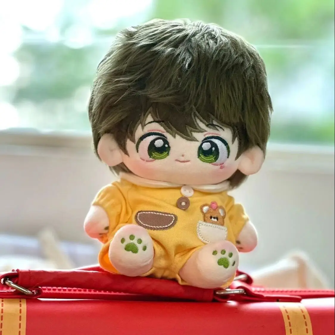 

Free! Cosplay Tachibana Makoto Soft Adorable Plush Stuffed 20cm Doll Body Dress UP Cartoon Anime Cotton Plushie Mascot Gift