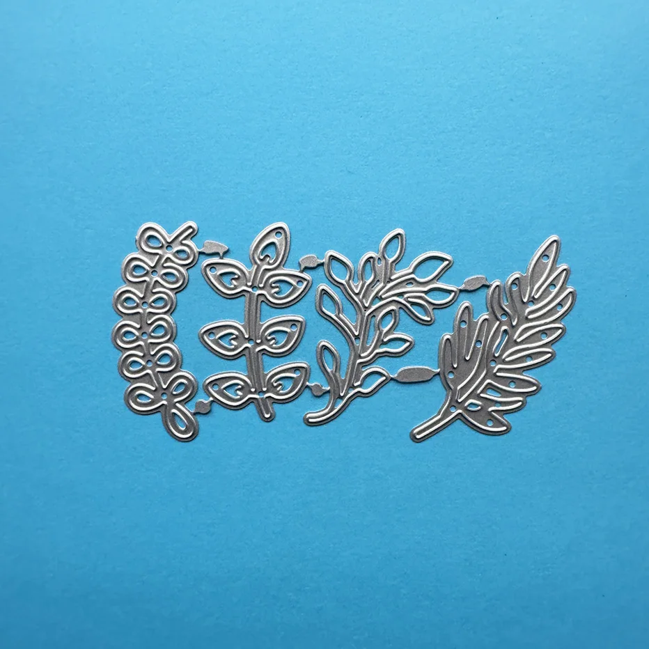 

Four types of leaves Metal Cutting Dies for DIY Scrapbooking and Card Making Decor Embossing Craft Die Cut