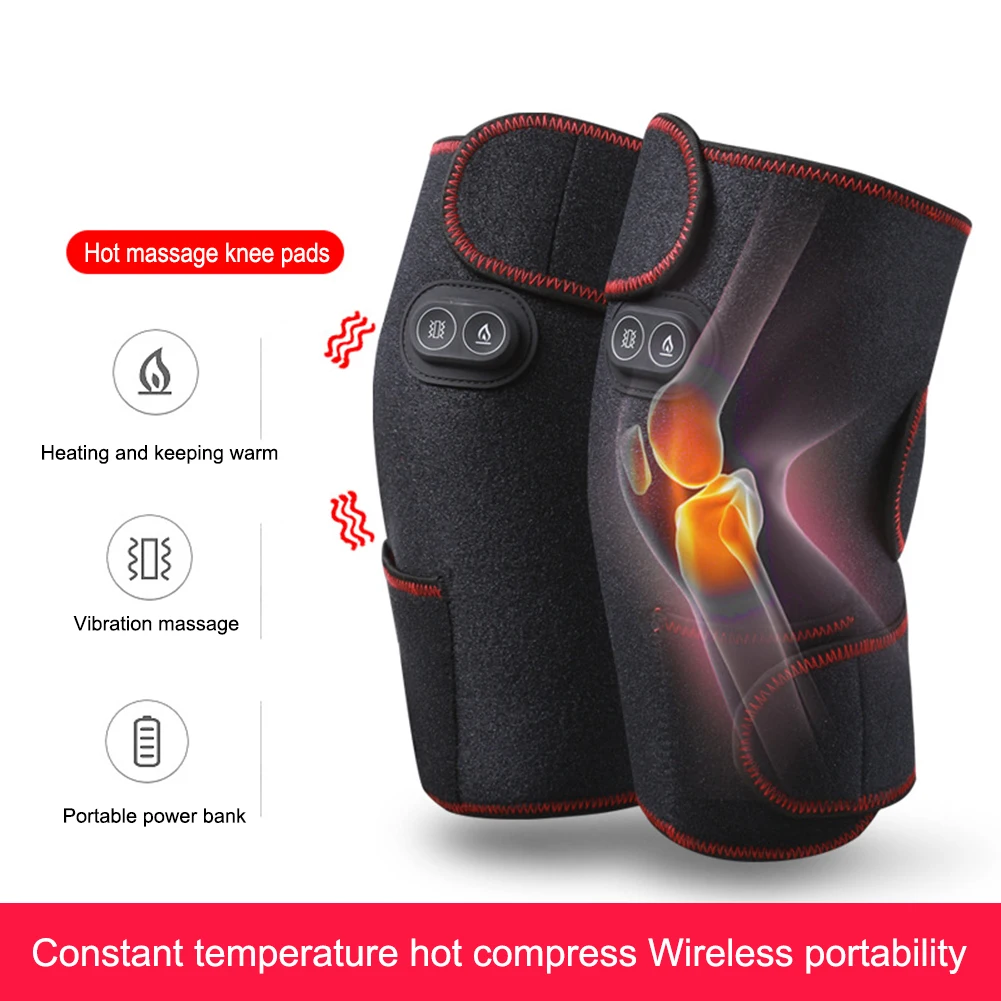 A Usb Rechargeable Heated Knee Pad And Electric Heating Knee