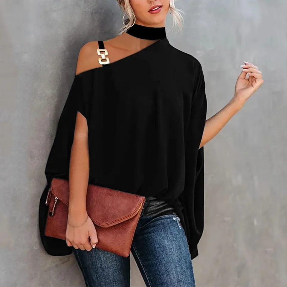 Elegant Women Off Shoulder Casual Blouse