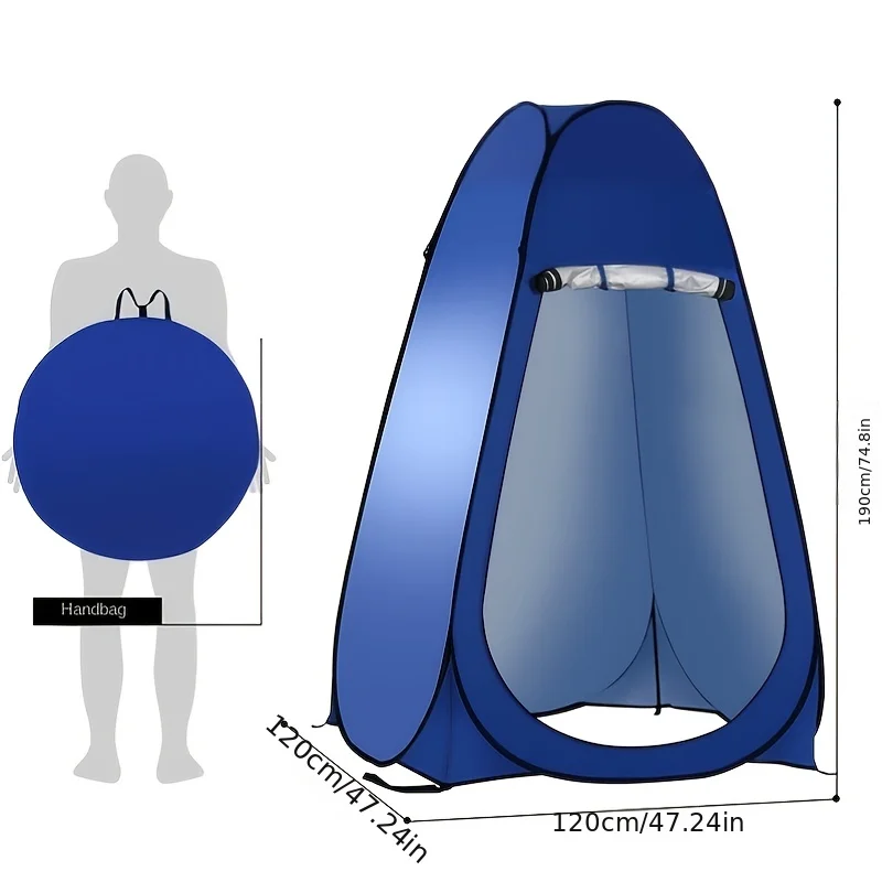 Portable Pop Up Privacy Tent with Spacious Changing Room Vanity Area Sunshade Shower Outdoor Camping Hiking Beach Toilet