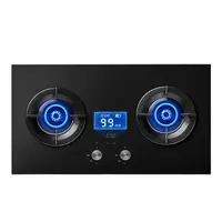 gas cooking stove  Double Burner Table Top Built-in Left Timer Flame failure protection Liquefied gas cooker Natural Gas Stove 1