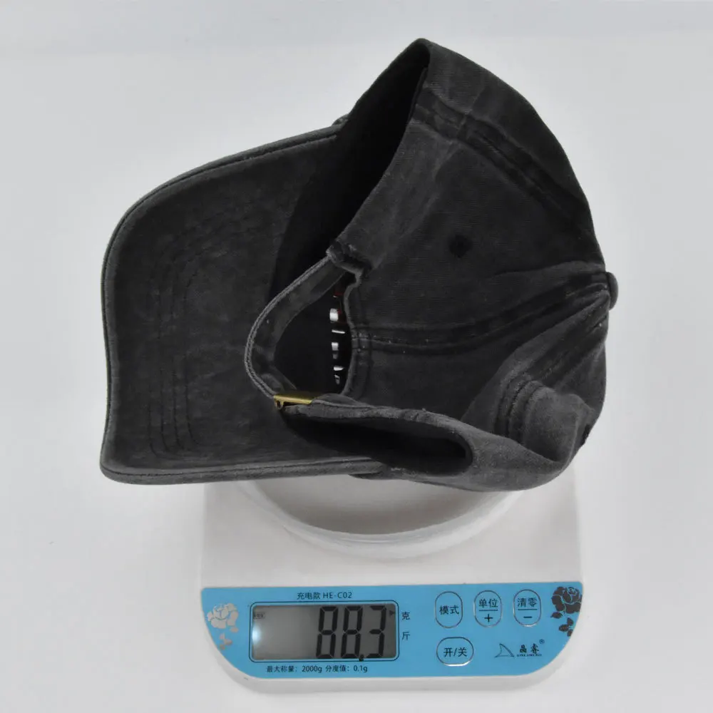 Retro Chance Brief Stickerei Baseball Caps Männer Frühling Gewaschen Baumwolle Einstellbar Casual Hut Hiphop Street Wear Sonnenhut für Männer – Detail 21