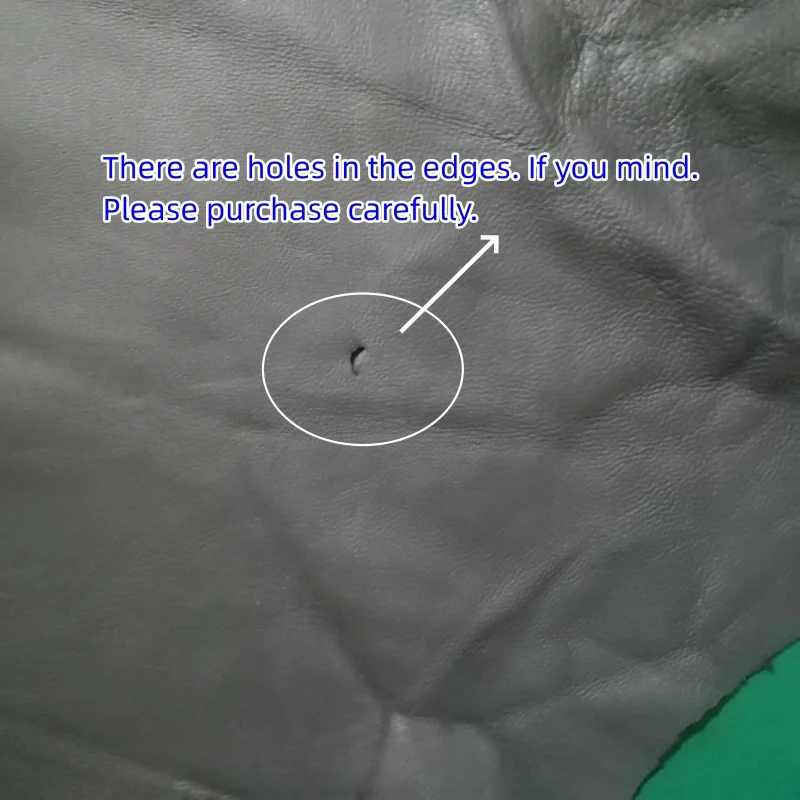 다크 그레이 양가죽, 0.5mm, 0.7mm 첫 번째 레이어 가죽 진짜 가죽 원단, 의류용 수제 DIY. 가죽 바지, 전체 양가죽