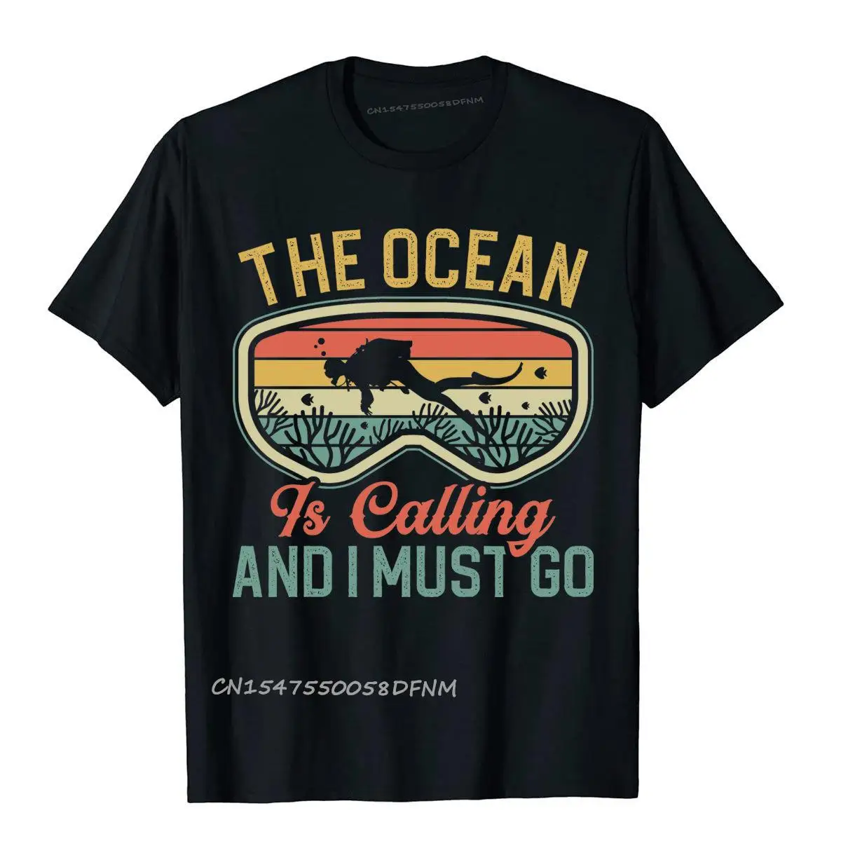 

Tees The Ocean Is Calling Diving Family Family Premium Cotton Men T Shirts Design Oversized Tshirt Camisas Hombre