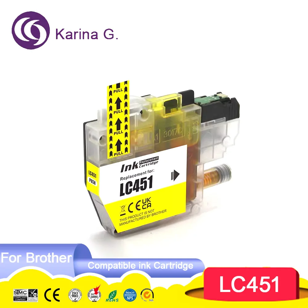 Standard capacity LC451 LC 451Premium Color Compatible Printer Ink Cartridge for