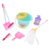 7 Pcs Toy Cleaning Mopping Set Child Children’s Toys Kids Plastic Creative 6