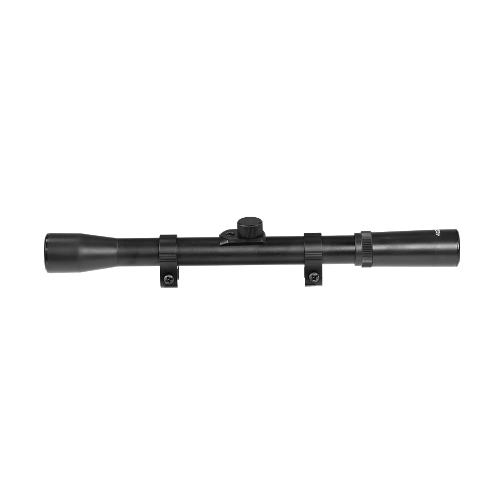 Rifle Scope LUGER 4x20 Hunting Optical Tactical Telescopic Sight Airsoft Fit 11mm Rail Gun
