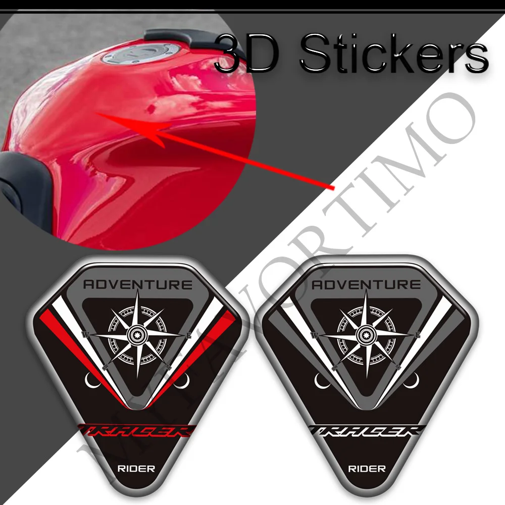 Motorcycle For Yamaha Tracer 700 900 GT MT07 MT09 MT 07 09 Tank Pad Grip Stickers Windshield Windscreen Screen Wind Deflector