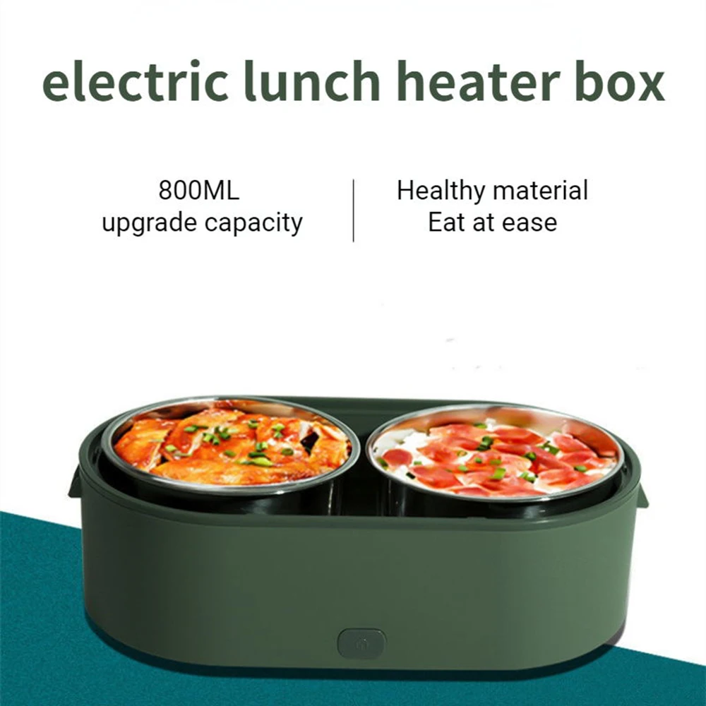 Fiambrera eléctrica Mini, contenedor de comida con carga USB, calentador de  arroz portátil para el hogar y el coche, caja de almuerzo de acero  inoxidable - AliExpress