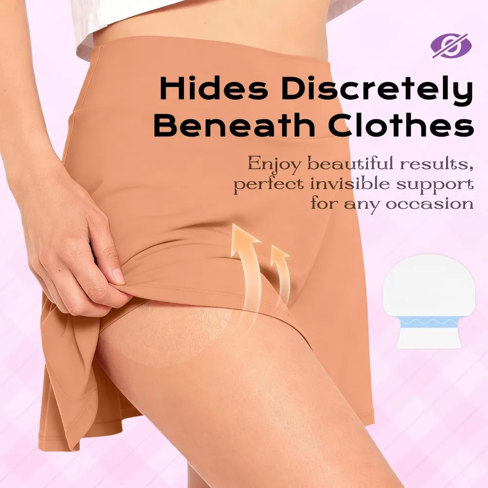 10개입 즉시 효과 레그 리프트 테이프, 투명 바디 패치, 허벅지 안쪽 피부 친화..