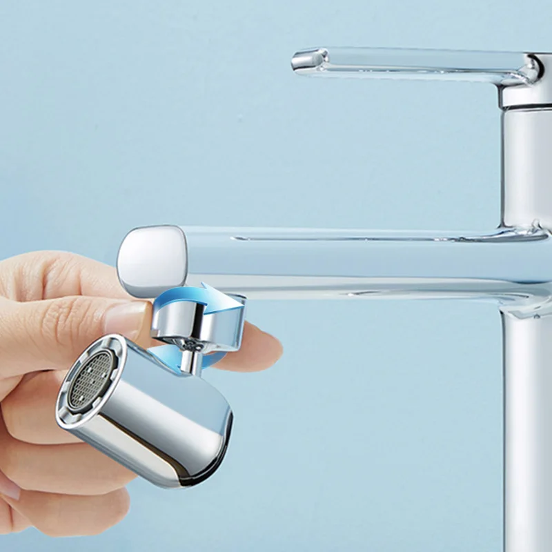 A sleek, modern smart faucet with touchless sensors and an LED temperature display, mounted on a kitchen sink.